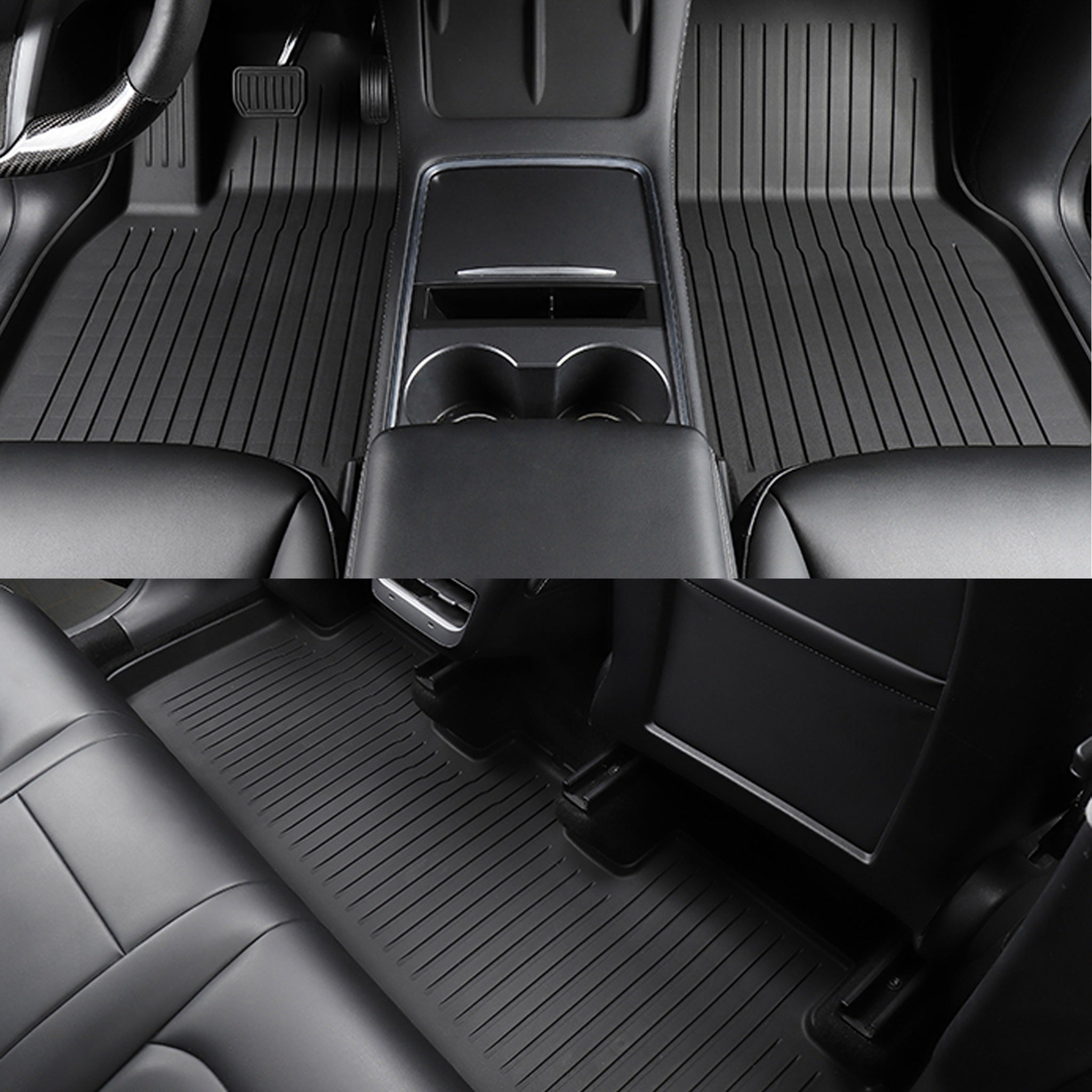 Yeslak All Weather Floor Mats for Tesla Model Y