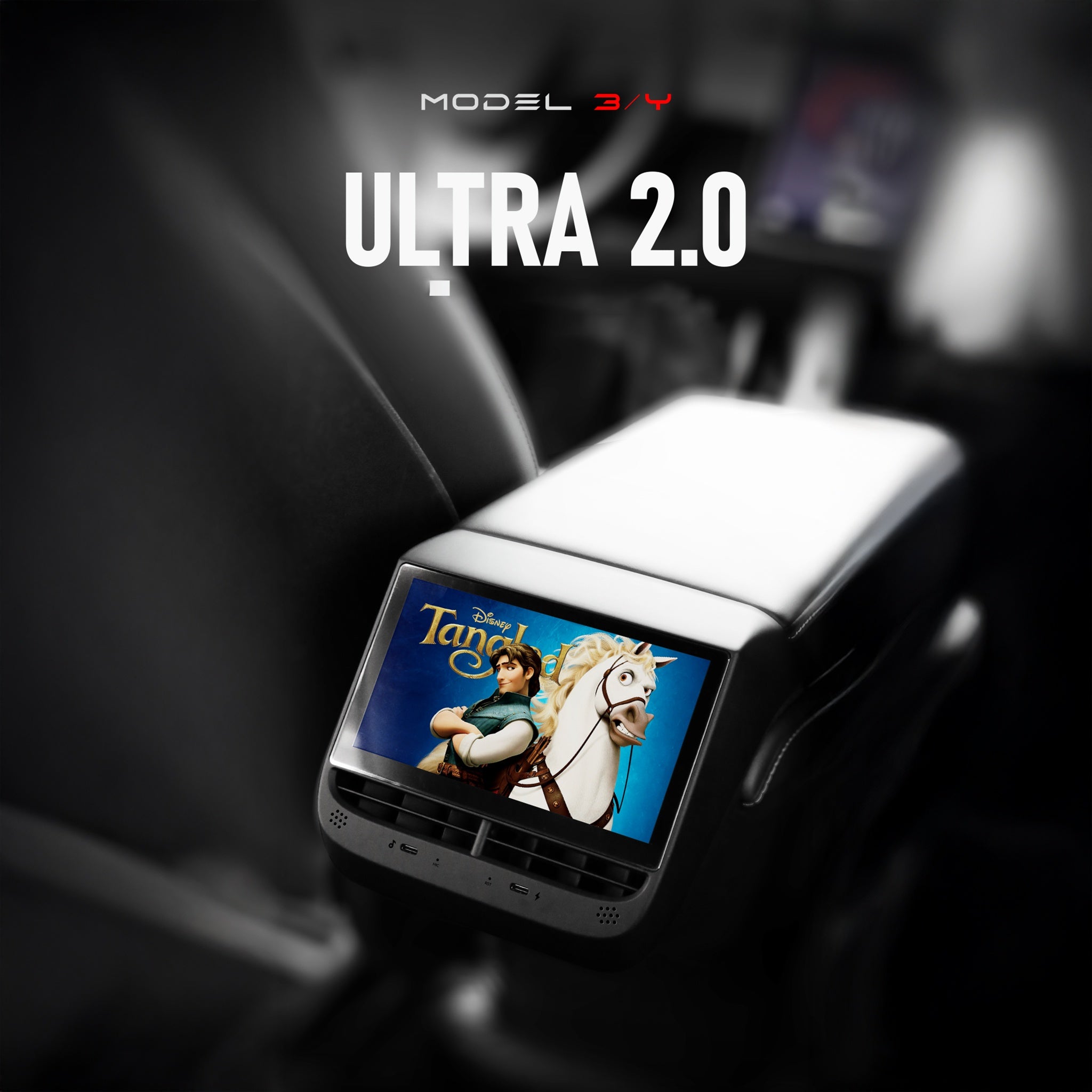 Tesla Rear Touch Screen Tesla Model 3/Y Rear Screen | Android 12, CarPlay/Auto & Climate ...