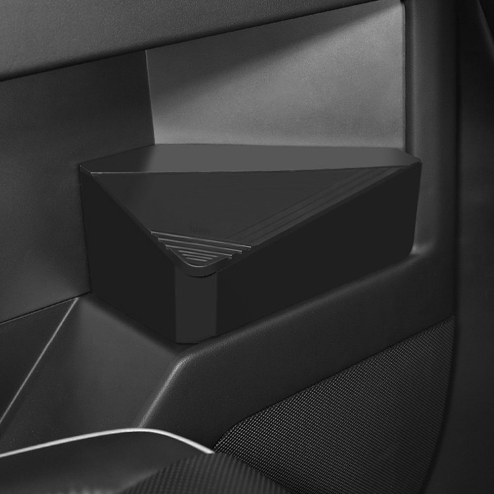 Tesla Cybertruck Door Organizer Tray (2024-2025) - Custom Fit Silicone Storage Inserts for Hidden Interior Organization
