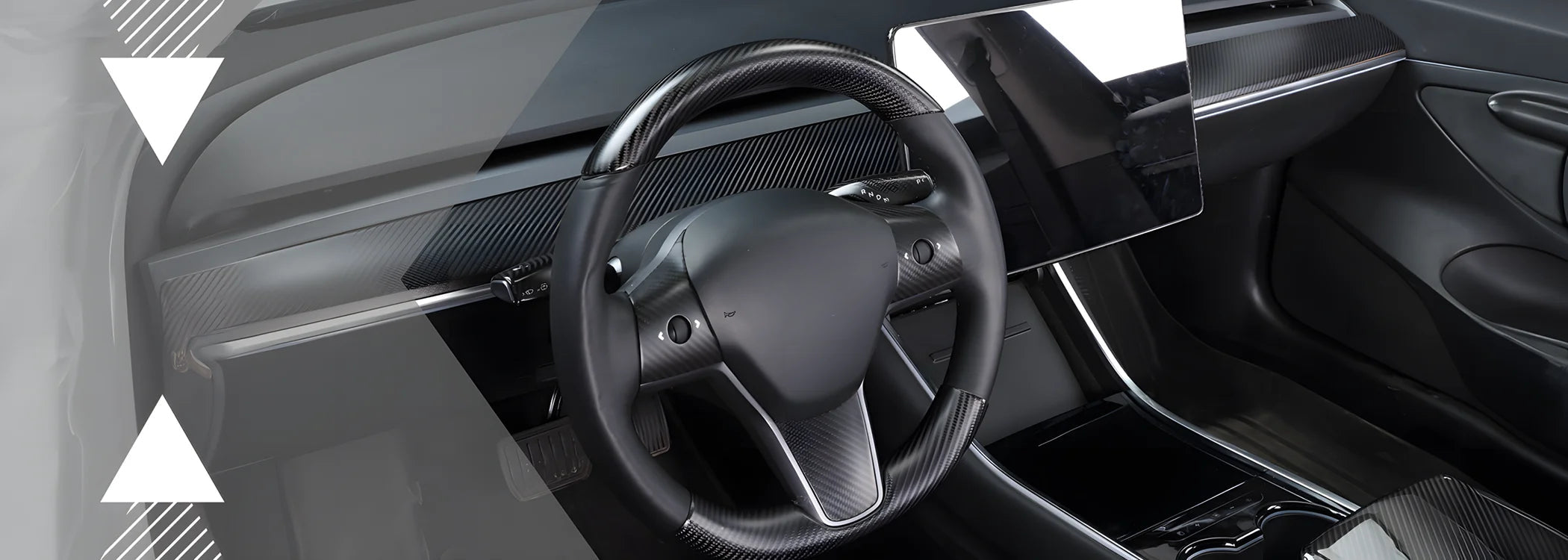 Yeslak Carbon Fiber Accessories Upgrades for Tesla Model S3XY