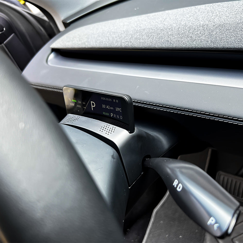 Tesla Smart Gear Shift & HUD Display for 2026+ Model Y & 2024+ Model 3 ...