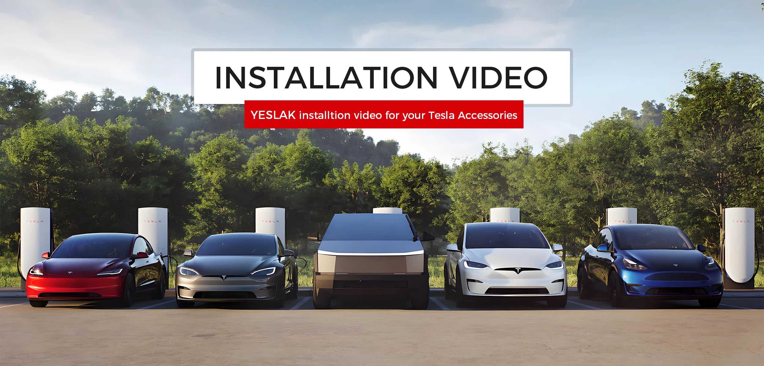 Yeslak Tesla Accessories installtion video