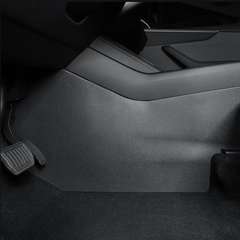 TPE Center Console Kick Protectors for 2026 Tesla Model YL 6-Seater (RHD)
