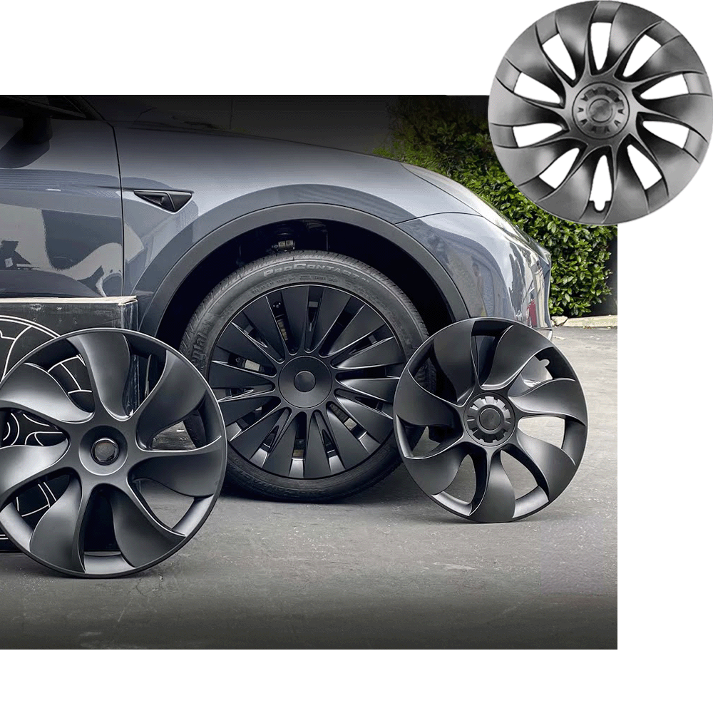 Yeslak Various Styles Wheel Hubcaps Premium Tesla Accessories