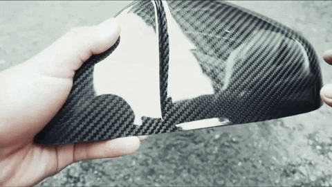 Real Carbon Fiber Mirror Caps For Tesla Model S/3/X/Y