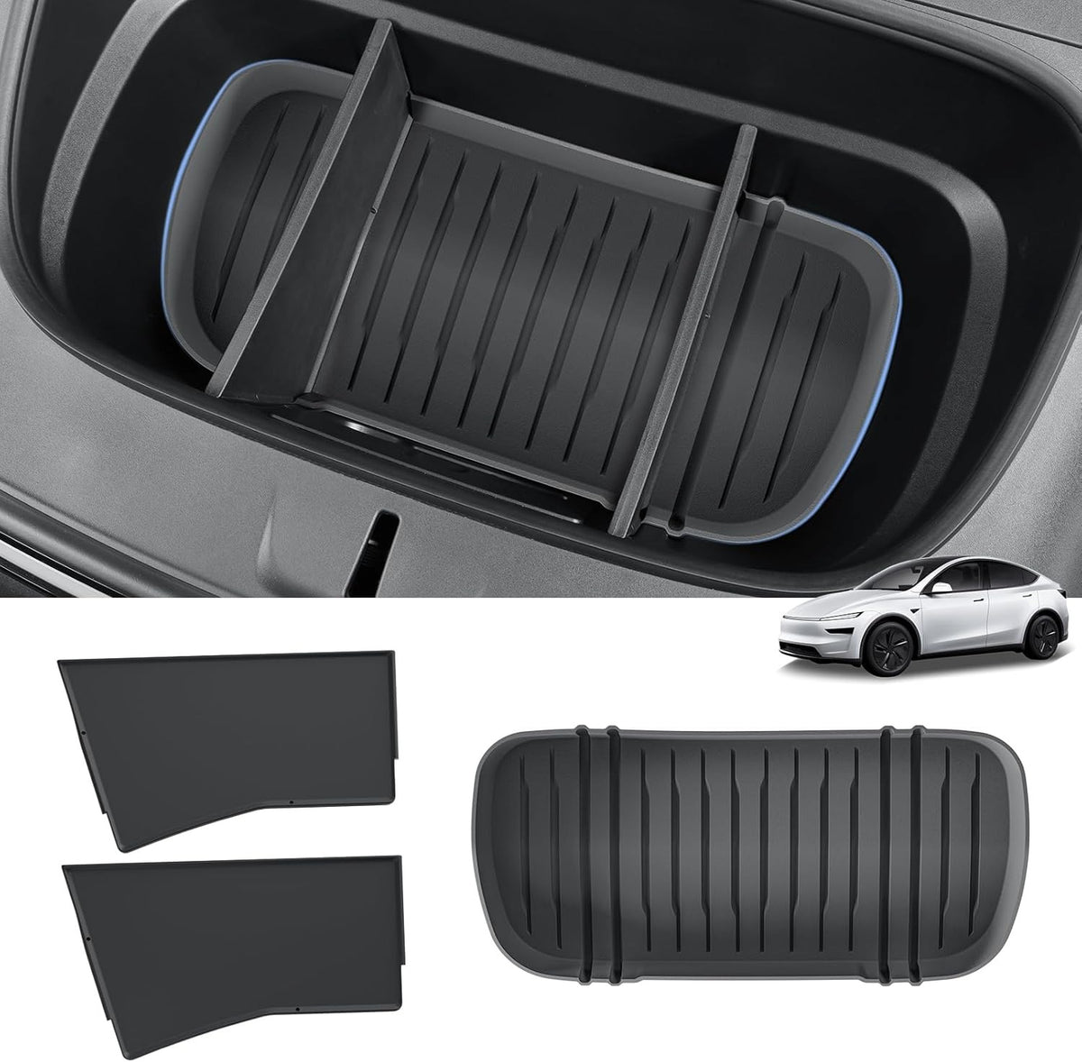 Tesla Model Y Juniper Front Trunk Organizer (2026+) Waterproof Storage ...