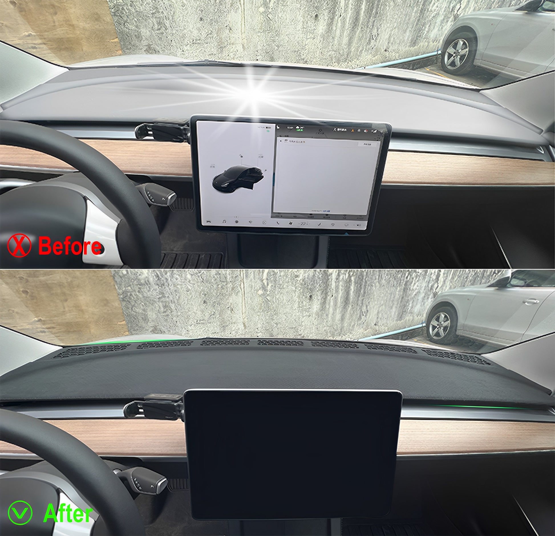 Dashboard Cover For Tesla Model 3/Y – Yeslak