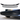 Black front bumper grille mesh insert for Tesla, shown separately and installed on the lower front bumper