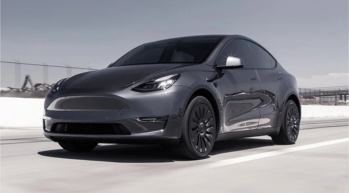 tesla model y wheel covers uberturbine style design