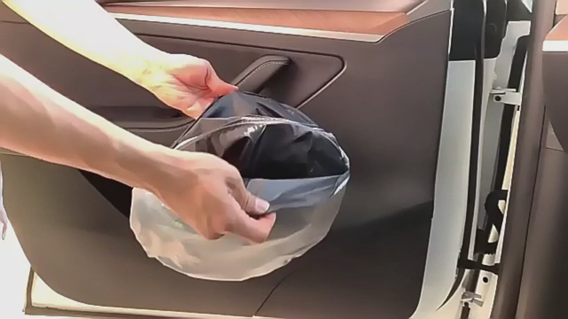 Tesla windshield sun shade installation video by Yeslak.com