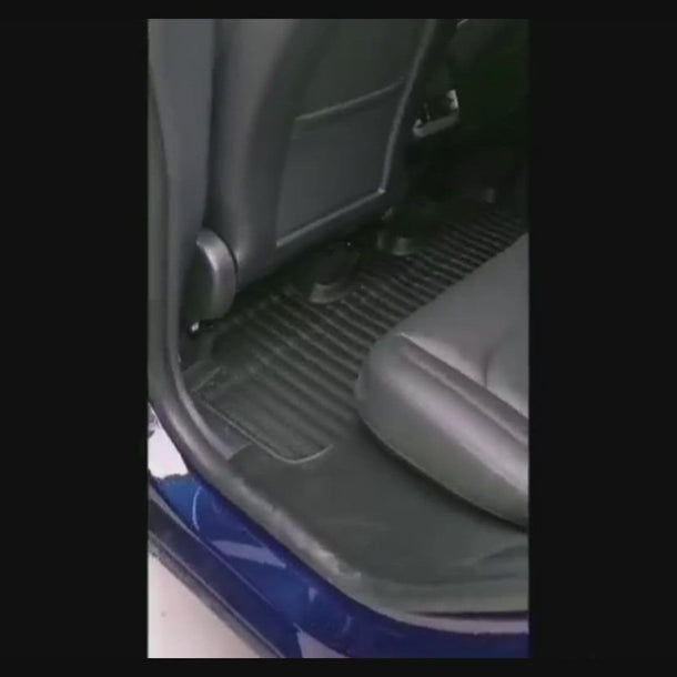 Tesla model y rear trunk floor mat installation video