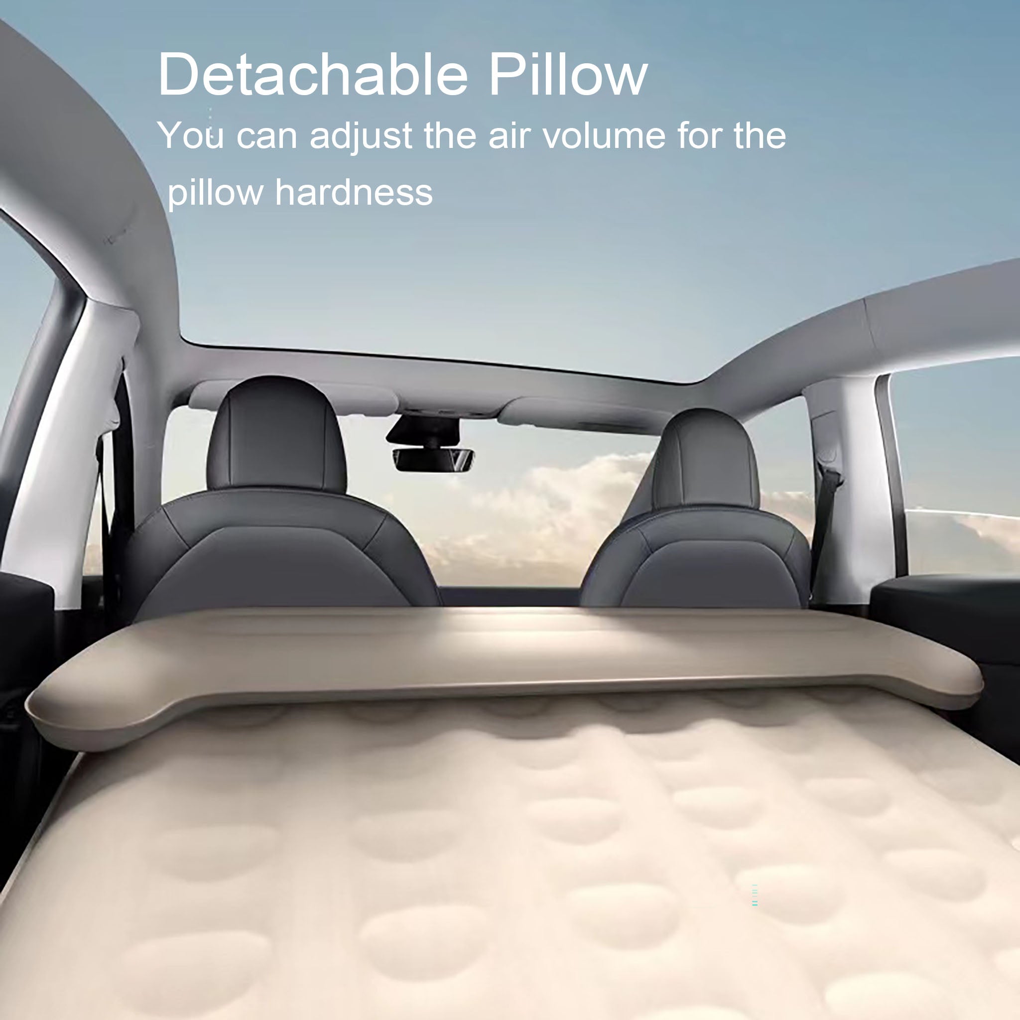 TESCAMP Matelas de camping pour Tesla Model Y/3/X CertiPUR Matelas de TESCAMP Matelas de camping pour Tesla Model Y/3/X CertiPUR Matelas de