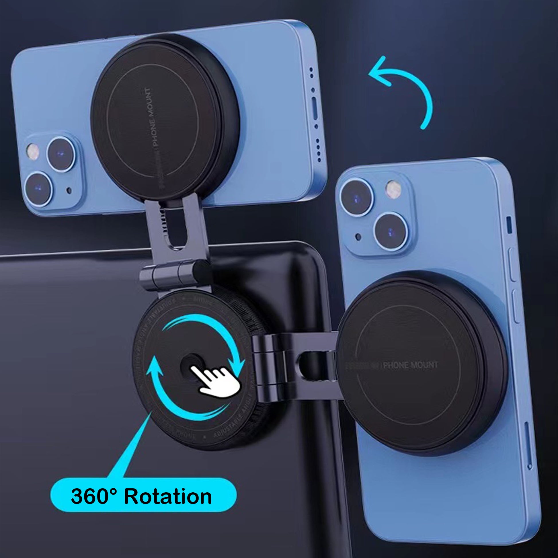 Foldaway Invisible Phone Holder Mount For Tesla 3&Y-Vehicle Parts & Accessories-Yeslak