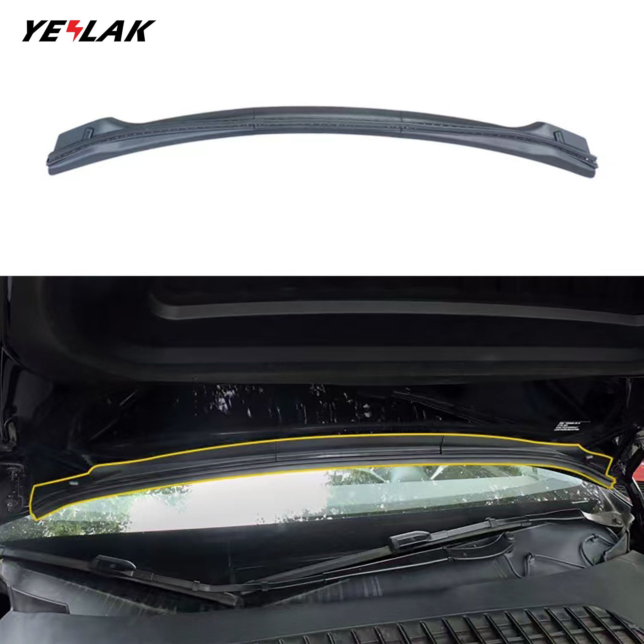 Front Trunk Weather Rubber Seal For Tesla Model Y-Vehicle Parts & Accessories-Yeslak