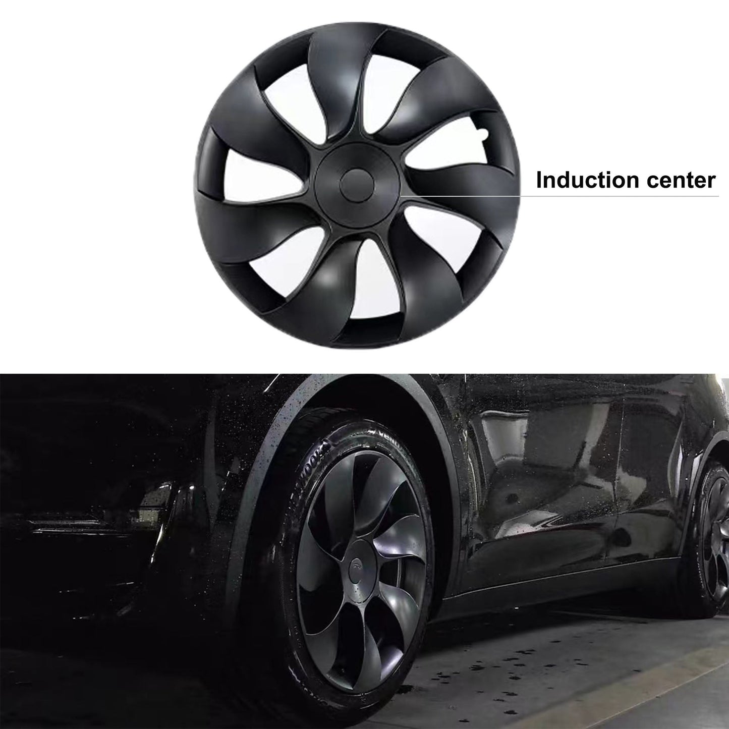 1 Pcs Performace Wheel Covers For Tesla Model Y 19 '' Gemini Wheels-Yeslak