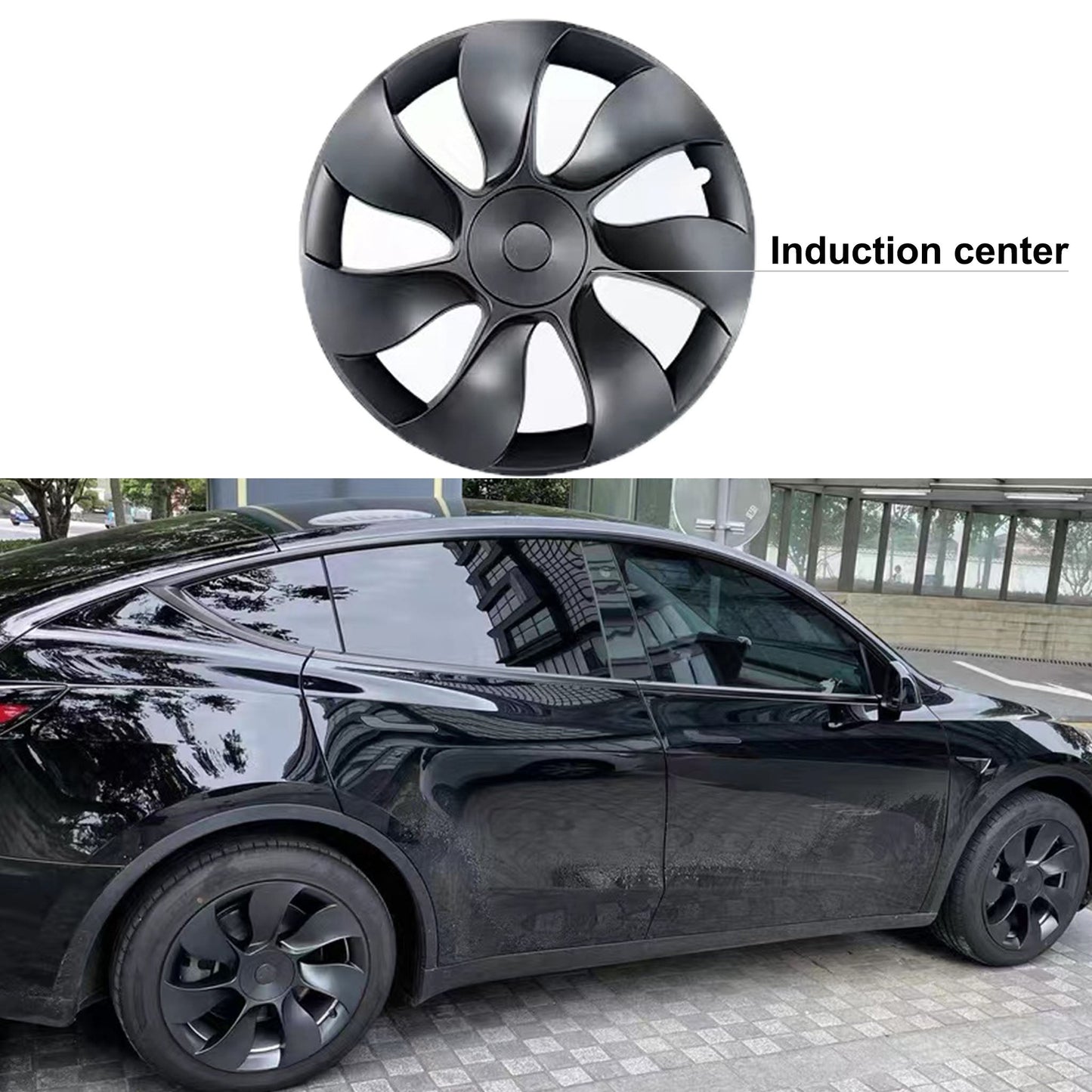 1 Pcs Performace Wheel Covers For Tesla Model Y 19 '' Gemini Wheels-Yeslak