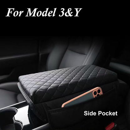 Console Armrest Cover Cushion for Tesla Model 3&Y-Vehicle Parts & Accessories-Yeslak