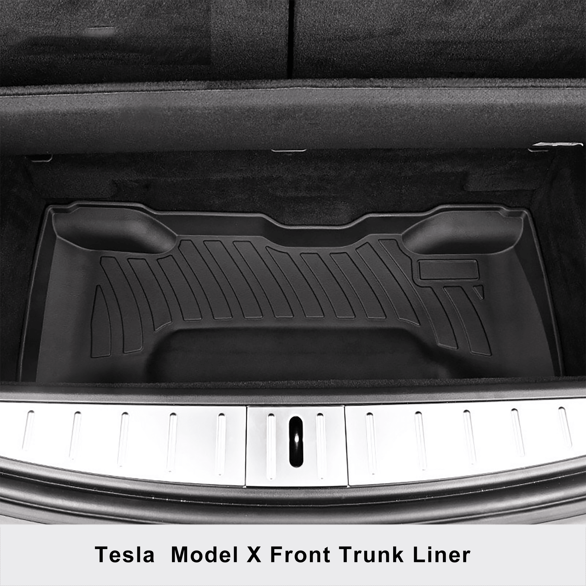 Model X Front Rear Trunk Well Mats 2016-2023-Motor Vehicle Carpet & Upholstery-Yeslak