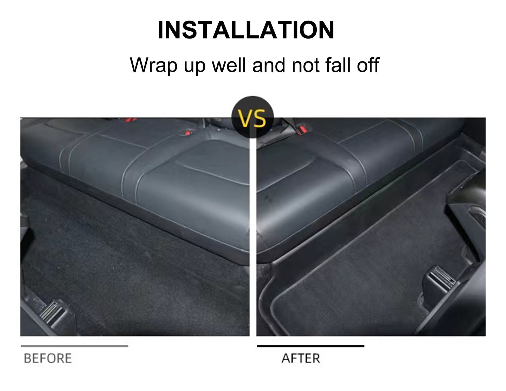 Protection Liner for Tesla Model Y&3 Second Row Seat Base-Yeslak