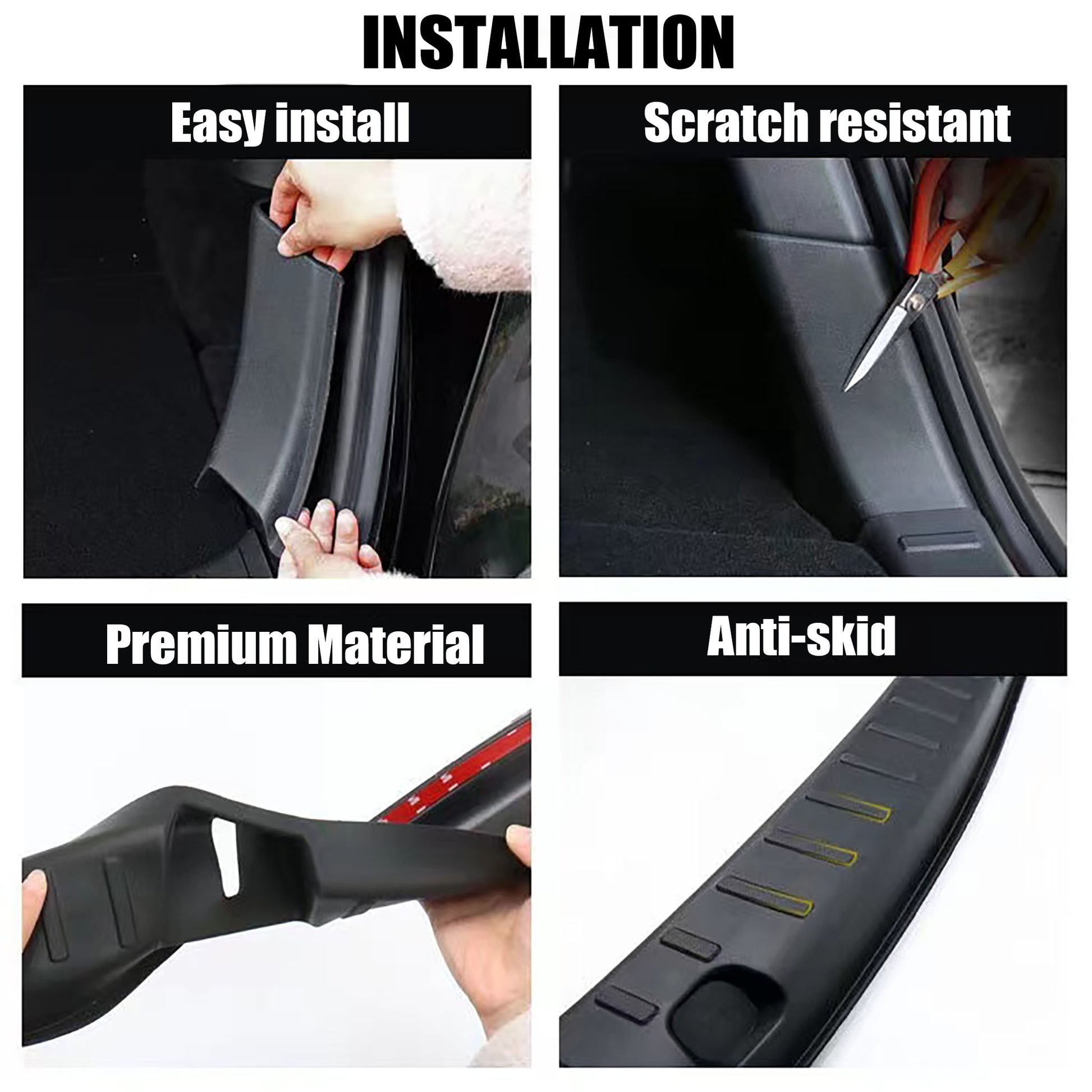 Trunk Sill Plate Cover for Tesla Model Y-Yeslak