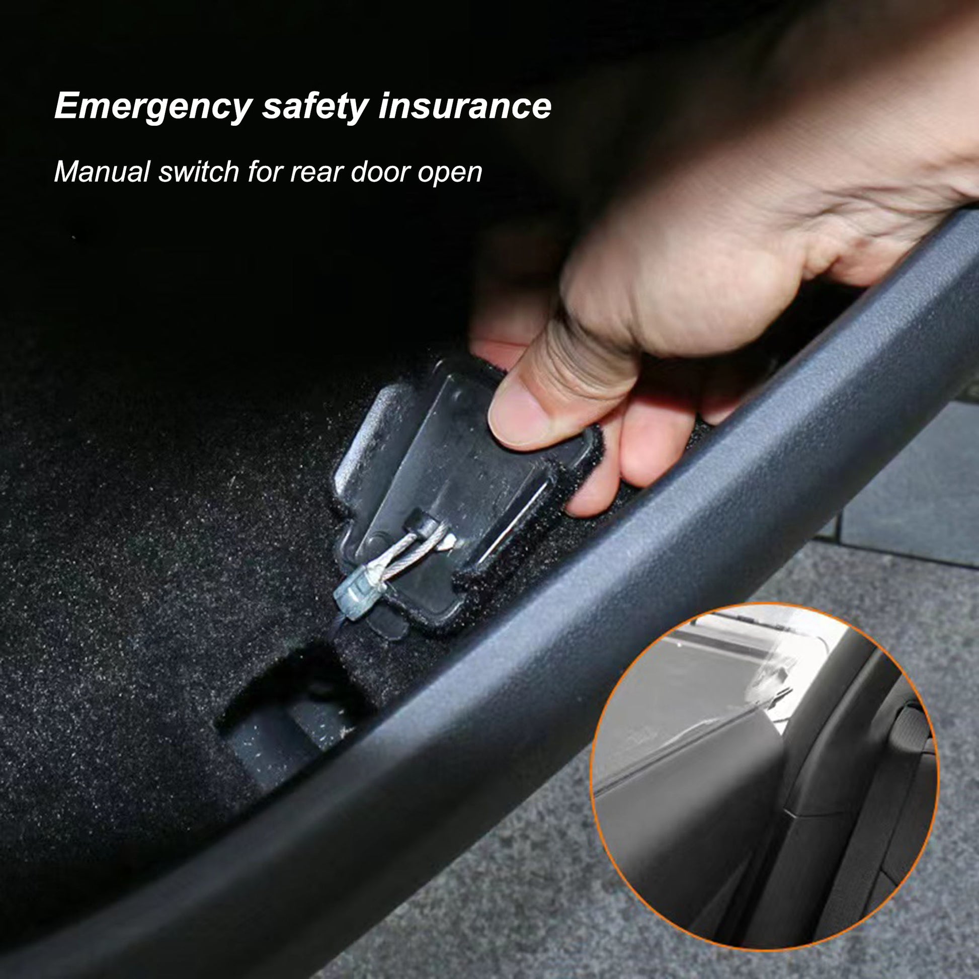 Mechanical Switch Covers For Tesla Model Y Rear Door-Yeslak