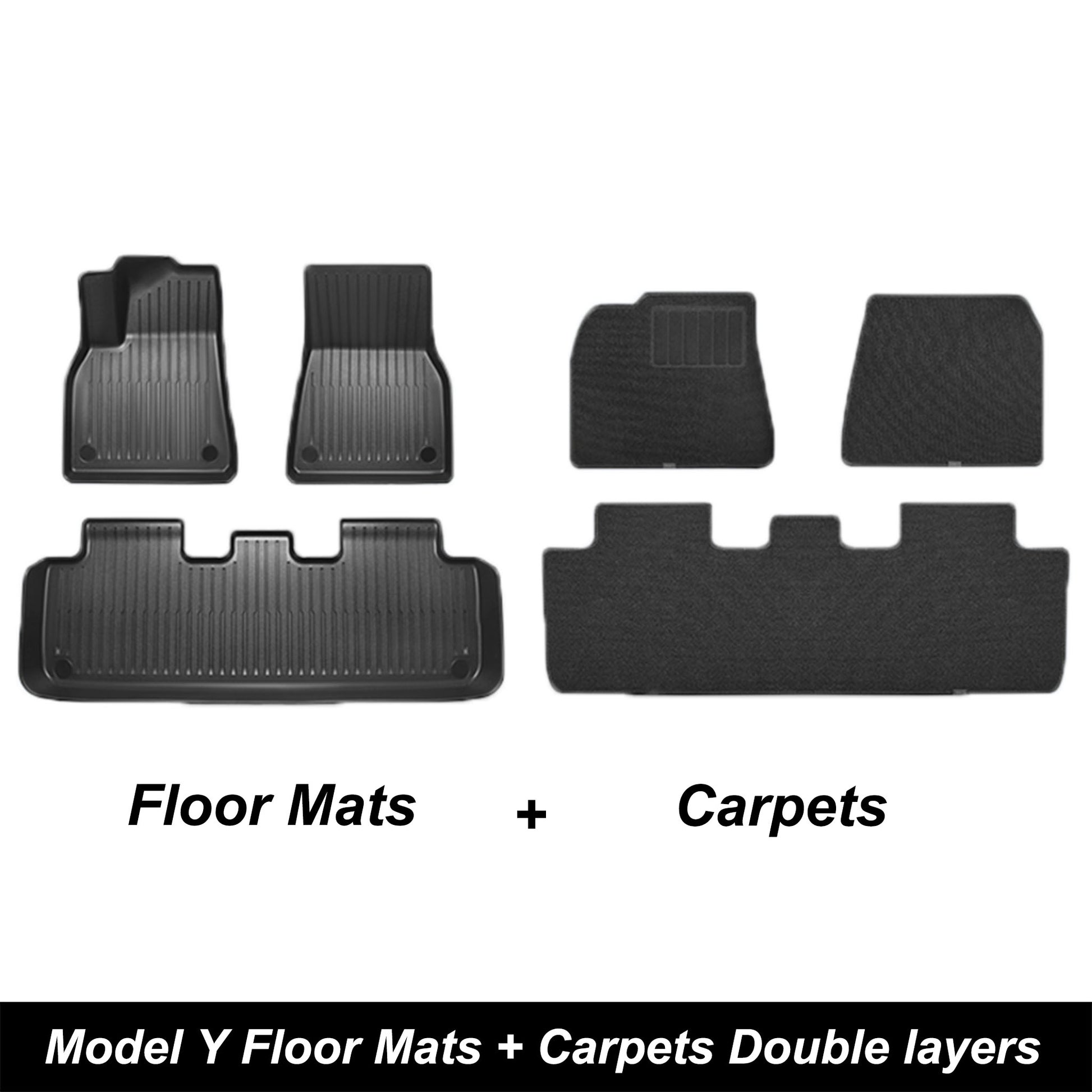 Yeslak Floor Mats for Tesla Model Y-Motor Vehicle Carpet & Upholstery-Yeslak