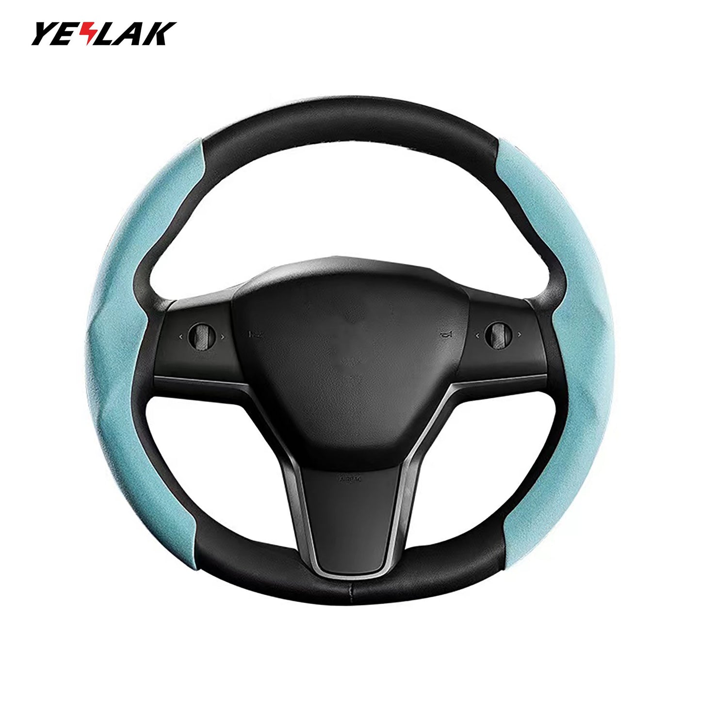 Steering Wheel Cover For Tesla Model 3/Y-Vehicle Parts & Accessories-Yeslak