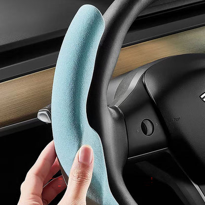 Steering Wheel Cover For Tesla Model 3/Y-Vehicle Parts & Accessories-Yeslak