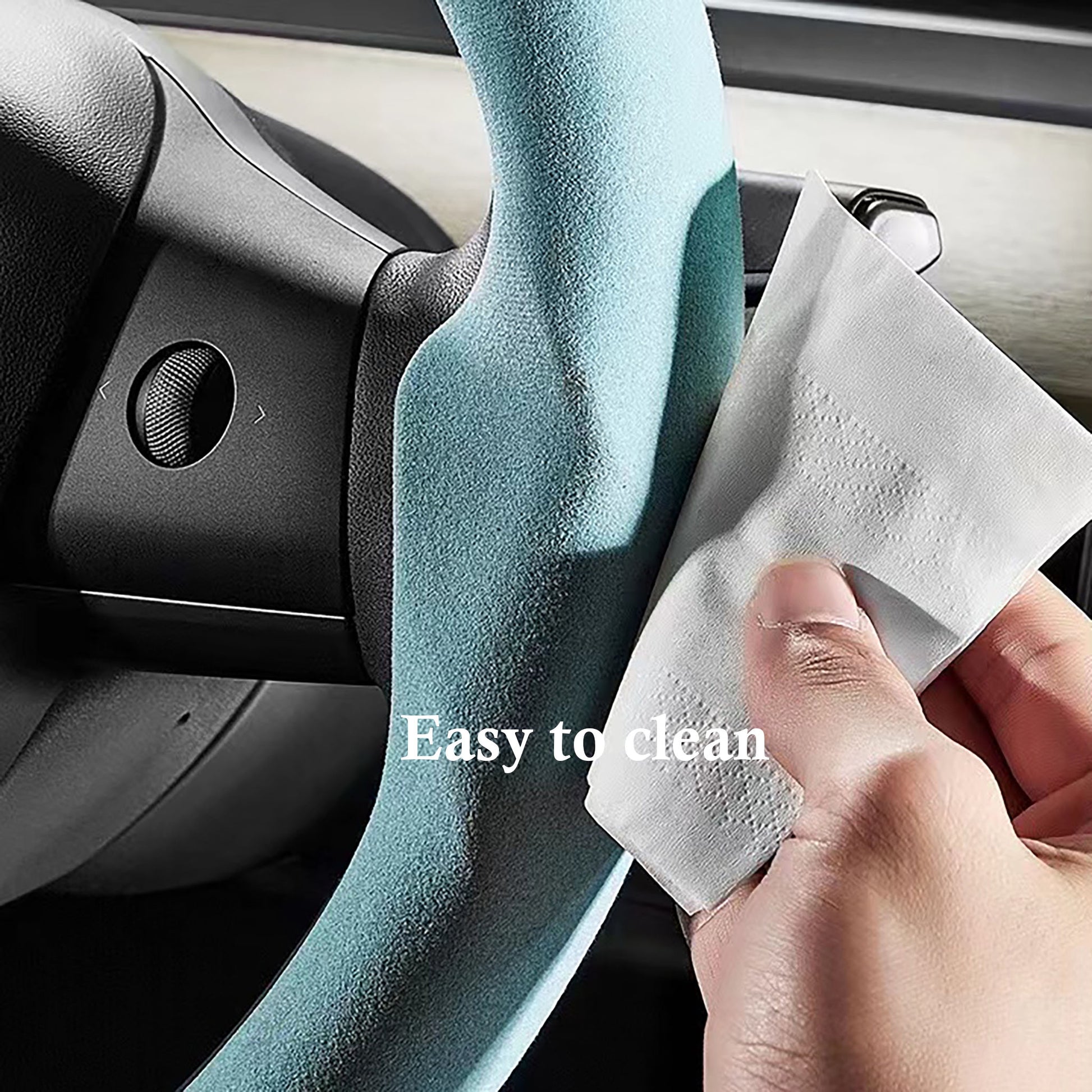 Steering Wheel Cover For Tesla Model 3/Y-Vehicle Parts & Accessories-Yeslak