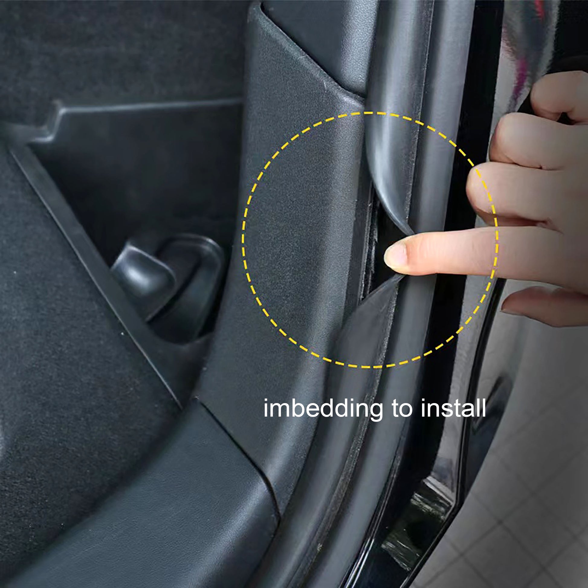 Trunk Sill Plate Cover for Tesla Model Y-Yeslak