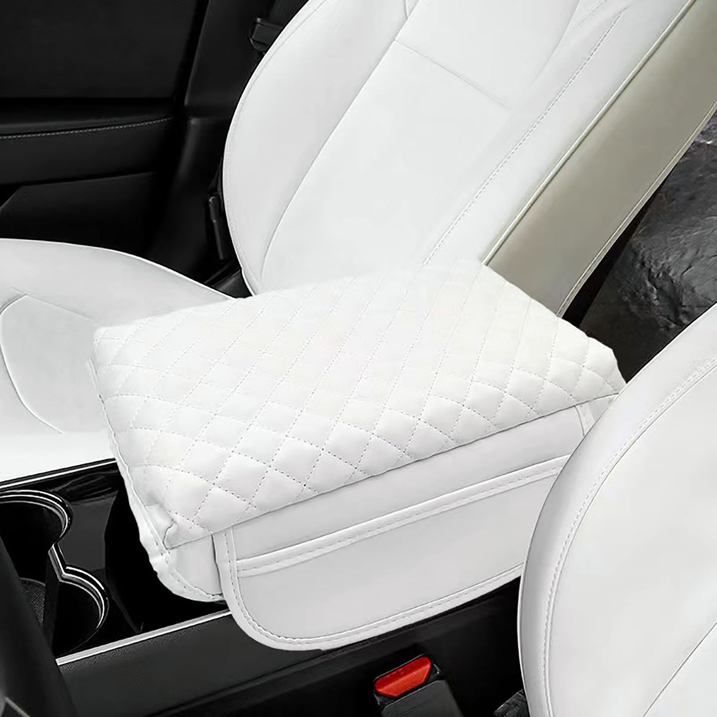 Console Armrest Cover Cushion for Tesla Model 3&Y-Vehicle Parts & Accessories-Yeslak