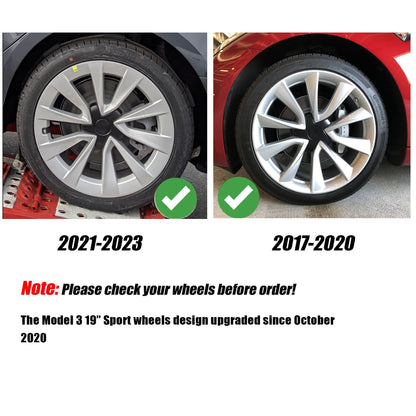 1Pcs of Uberturbine Wheel Covers For Tesla Model 3 19'' Sport Wheels (2017-2023)
