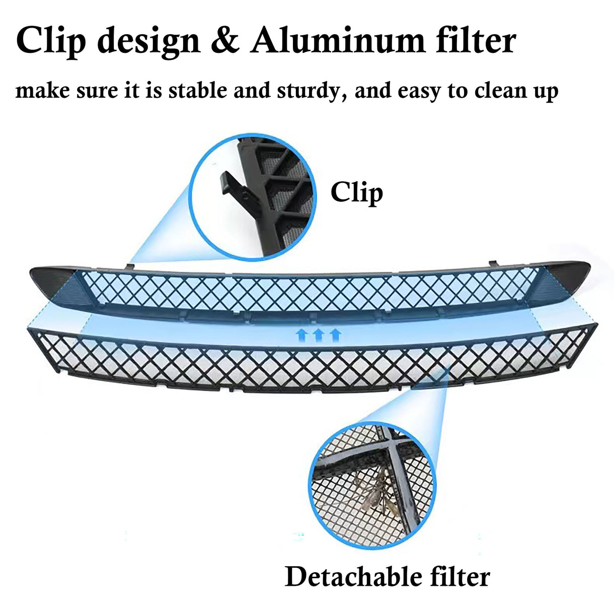 Front Bumper Grille Inserts For Telsa Model 3/Y Yeslak