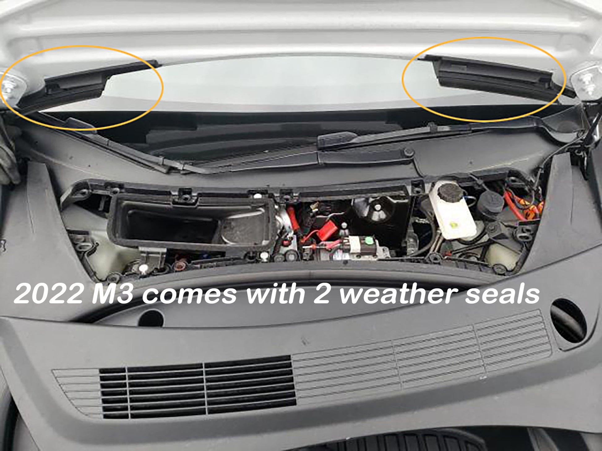 Front Trunk Weather Rubber Seal For Tesla Model 3-Vehicle Parts & Accessories-Yeslak