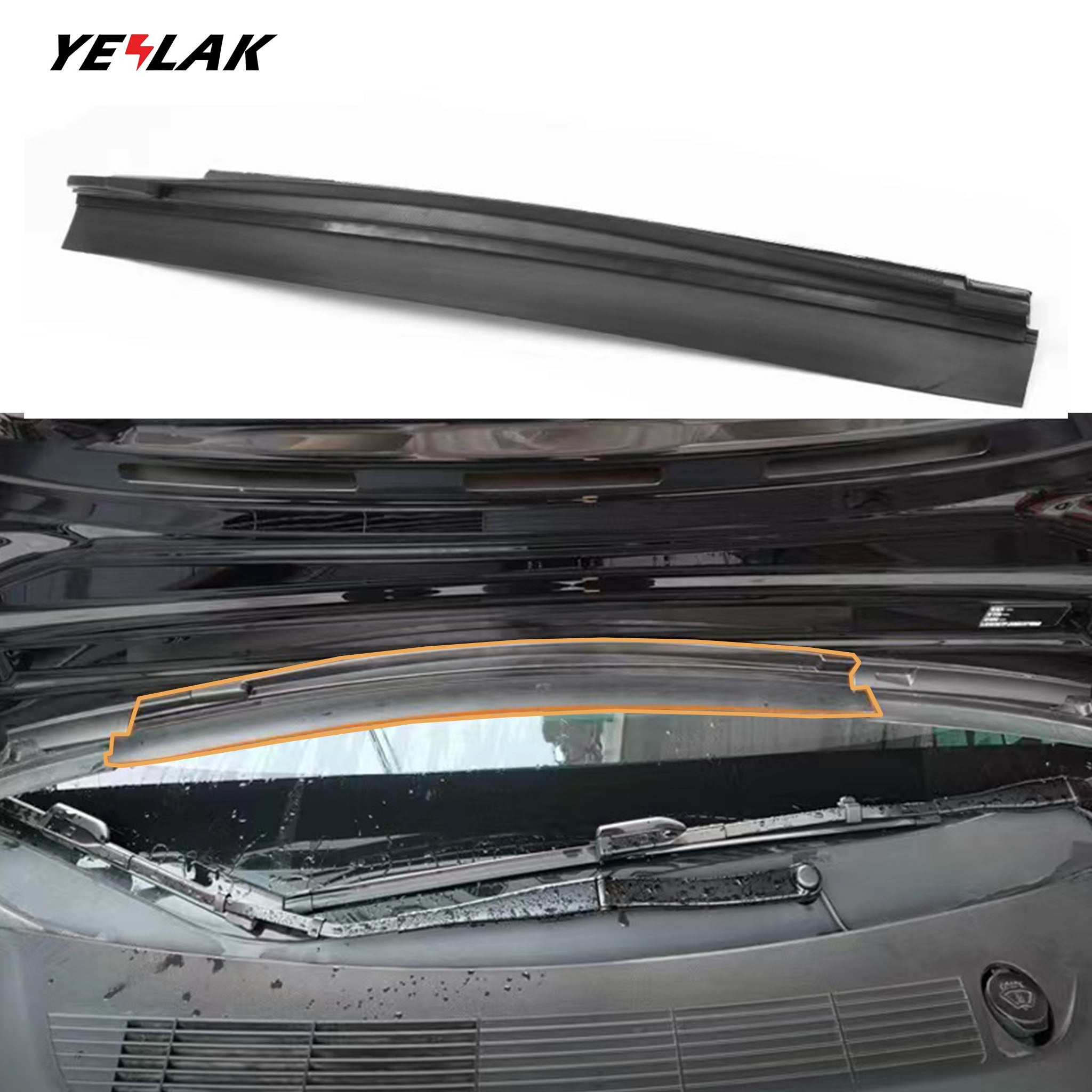 Front Trunk Weather Rubber Seal For Tesla Model 3-Vehicle Parts & Accessories-Yeslak