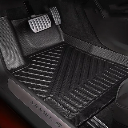 Interior Floor Mats for Tesla Model S Plaid Long Range-Motor Vehicle Carpet & Upholstery-Yeslak