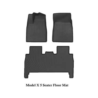 Floor Mats For Tesla Model X 2016-2023-Motor Vehicle Carpet & Upholstery-Yeslak