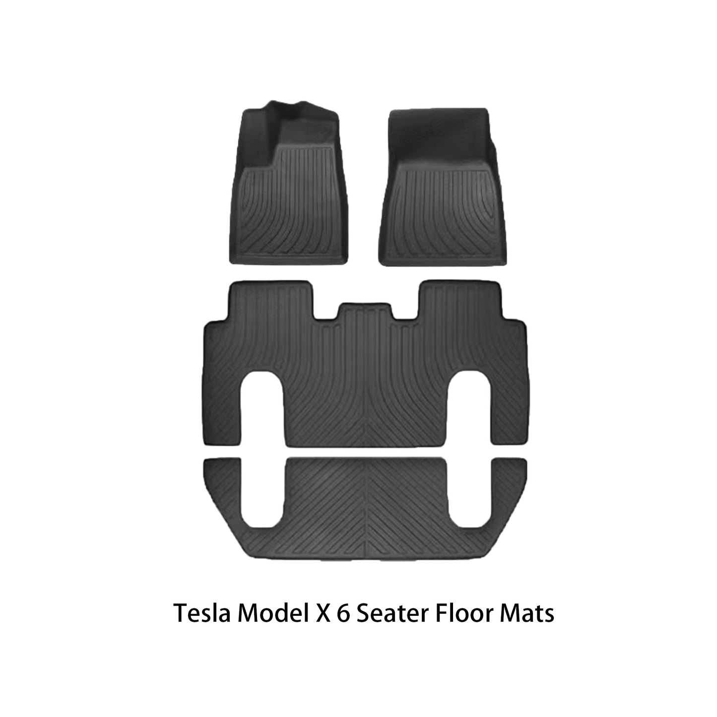 Floor Mats For Tesla Model X 2016-2023-Motor Vehicle Carpet & Upholstery-Yeslak