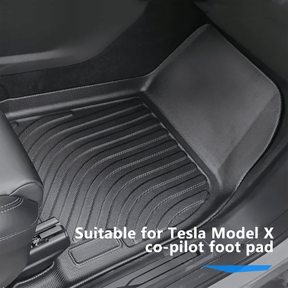 Floor Mats For Tesla Model X 2016-2023-Motor Vehicle Carpet & Upholstery-Yeslak
