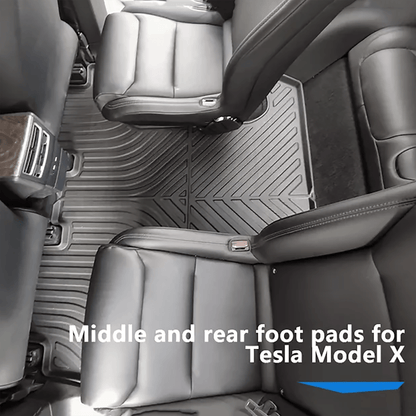 Floor Mats For Tesla Model X 2016-2023-Motor Vehicle Carpet & Upholstery-Yeslak