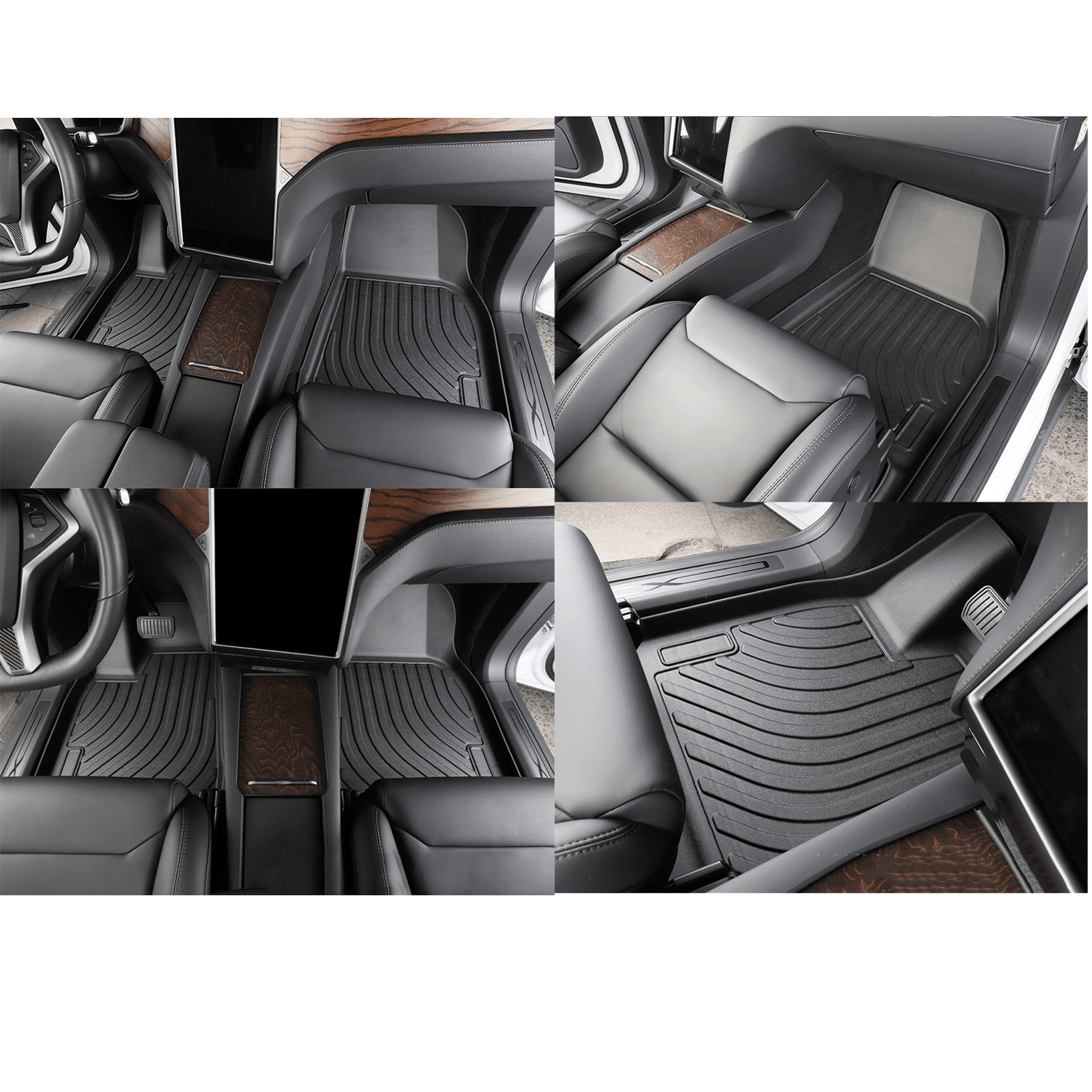Floor Mats For Tesla Model X 2016-2023-Motor Vehicle Carpet & Upholstery-Yeslak