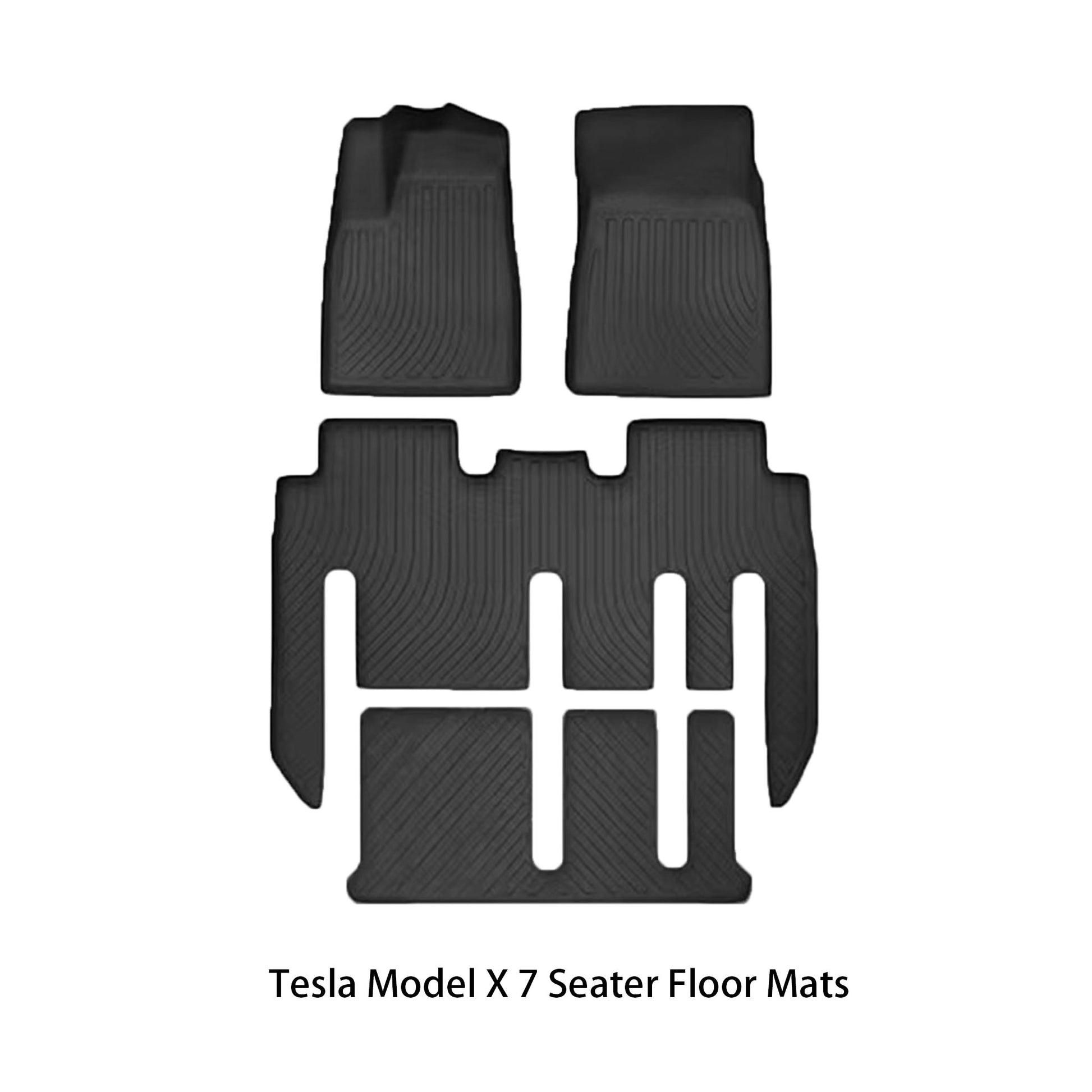 Floor Mats For Tesla Model X 2016-2023-Motor Vehicle Carpet & Upholstery-Yeslak