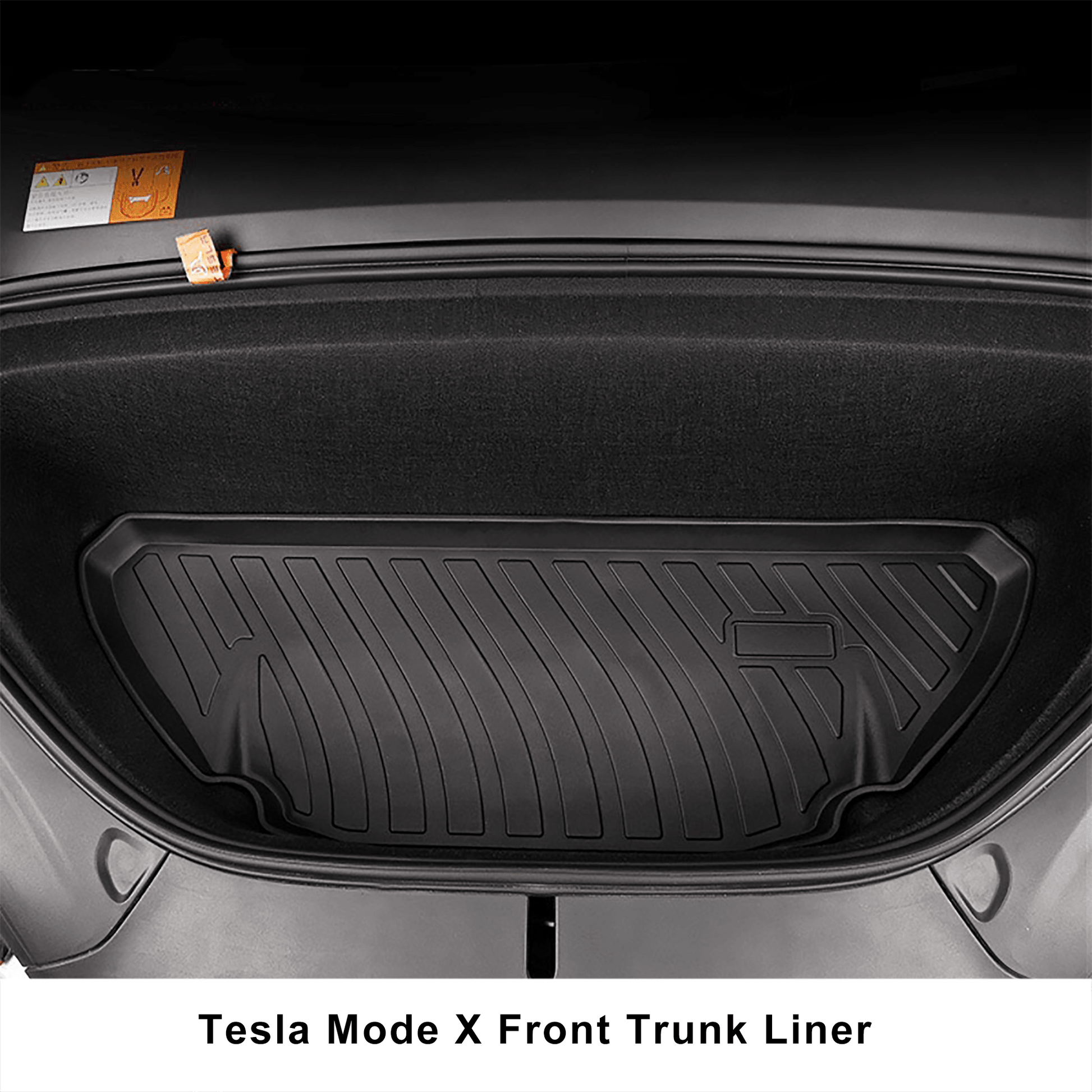Model X Front Rear Trunk Well Mats 2016-2023-Motor Vehicle Carpet & Upholstery-Yeslak