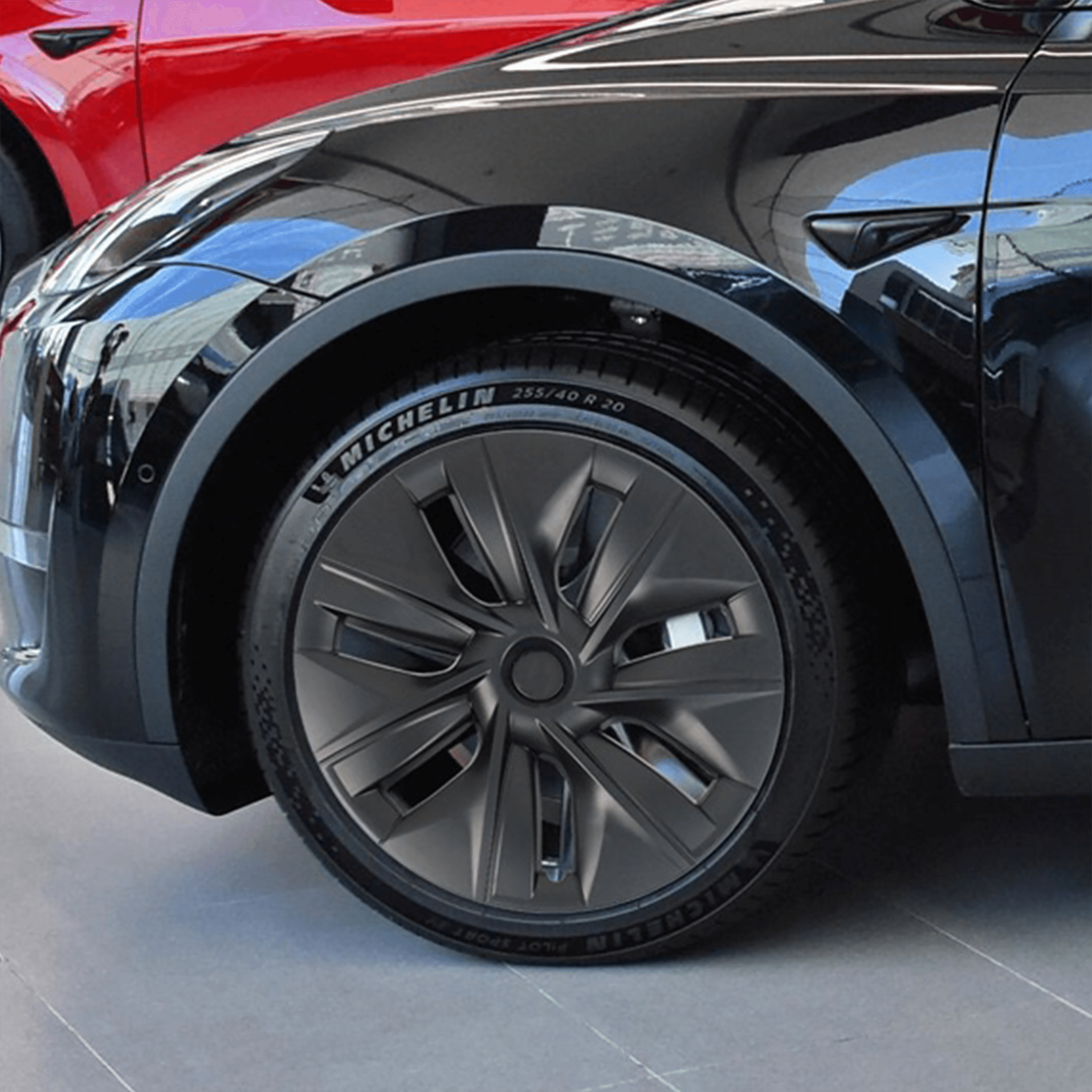 Wheel Cover for Model 3 18 Inch / for Tesla Model Y 19 Matte Black