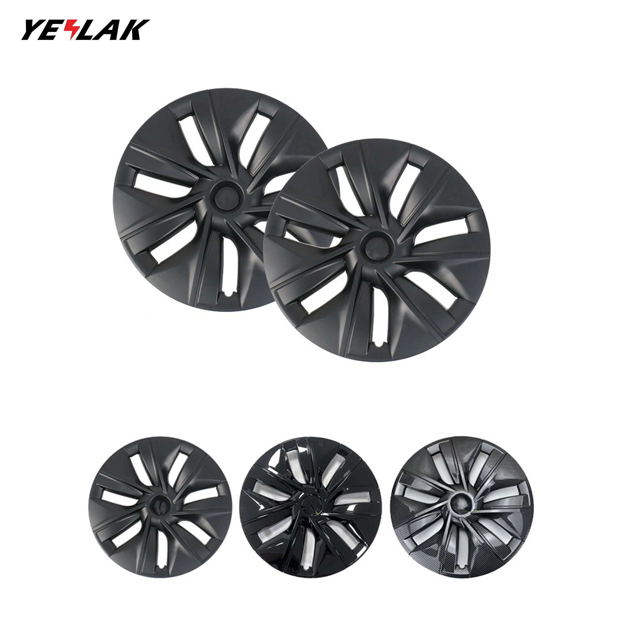 19 Inch Gemini Wheel Cover Set For Tesla Model Y-Automotive Rims & Wheels-Yeslak