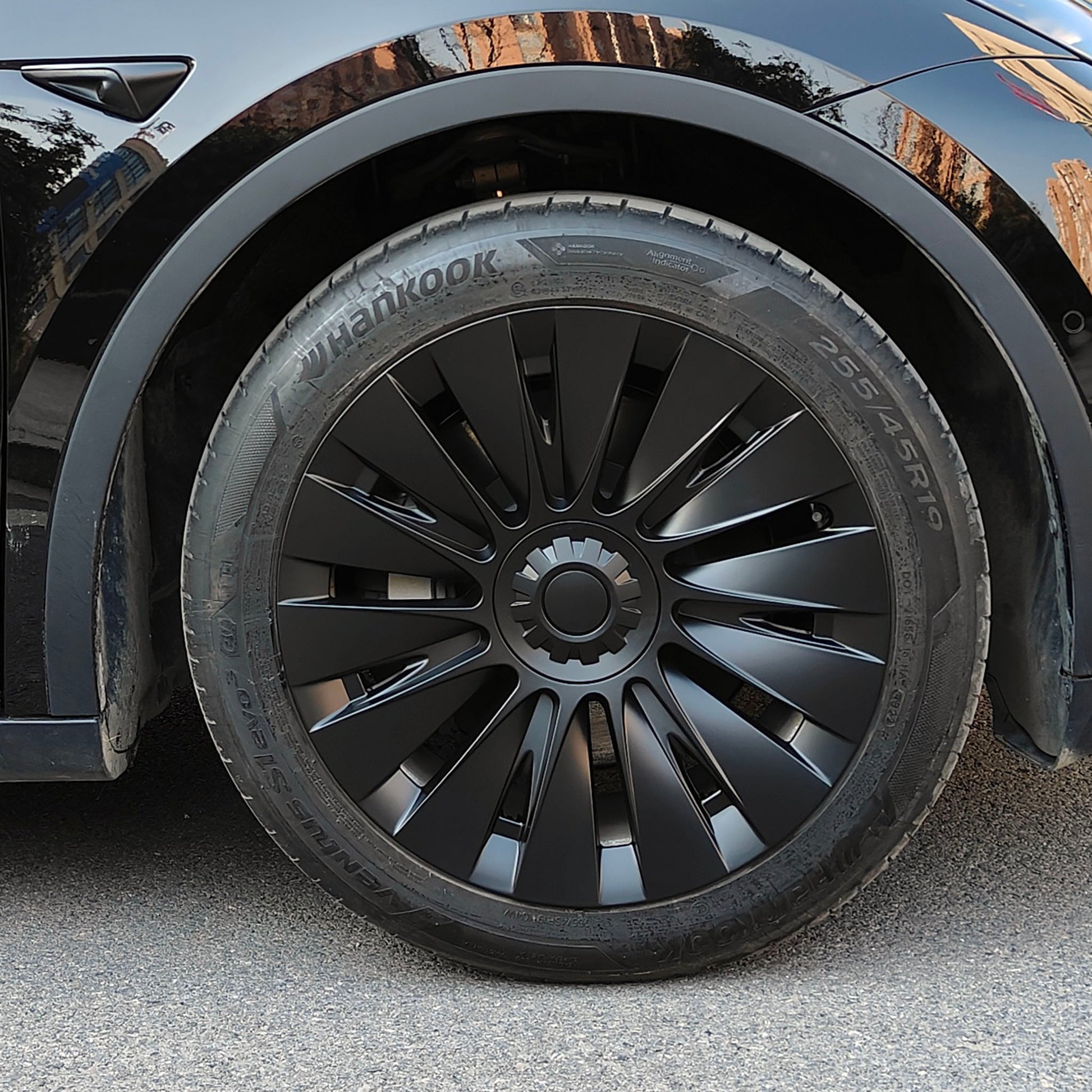 Tesla Wheel Caps Model Y Induction Wheel Covers 19 inch Matte 4PCS for  Gemini Wheels