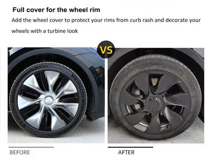 1 Pcs Performace Wheel Covers For Tesla Model Y 19 '' Gemini Wheels-Yeslak