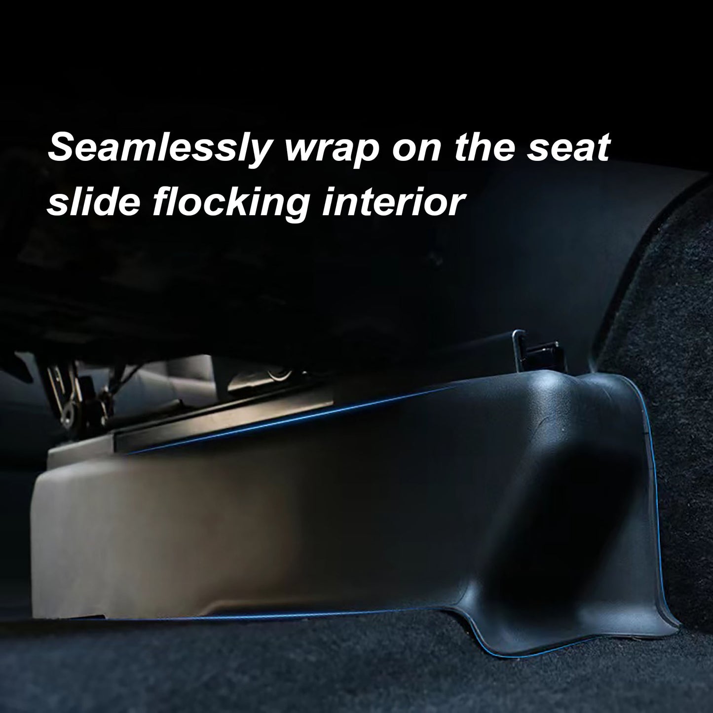 Upgraded Seat Slide Rail Covers for Tesla Model Y-Motor Vehicle Carpet & Upholstery-Yeslak