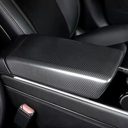 Carbon Fiber Armrest Cover For Tesla Model 3 / Y