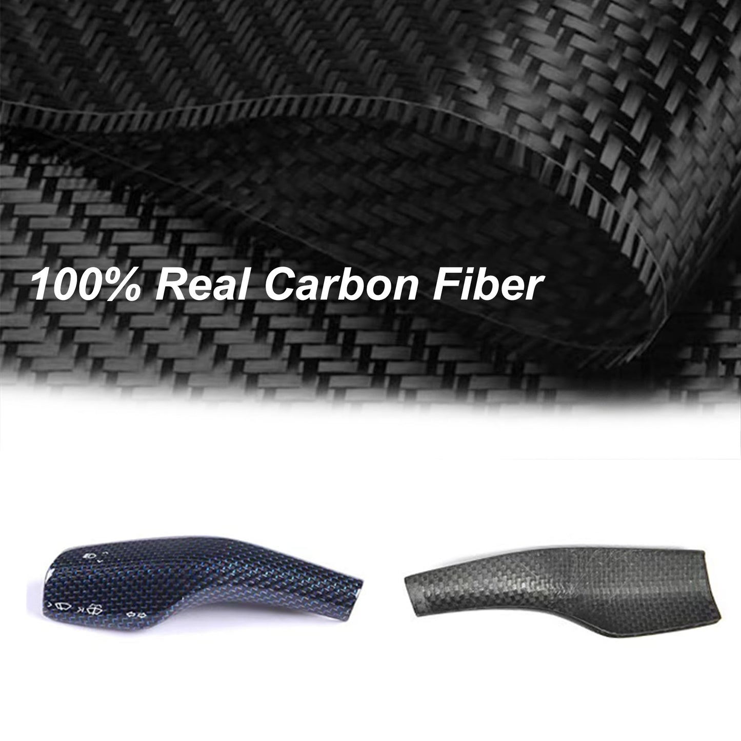Gear Stalk Covers Real Carbon Fiber for Tesla Model 3/Y-Vehicles & Parts-Yeslak